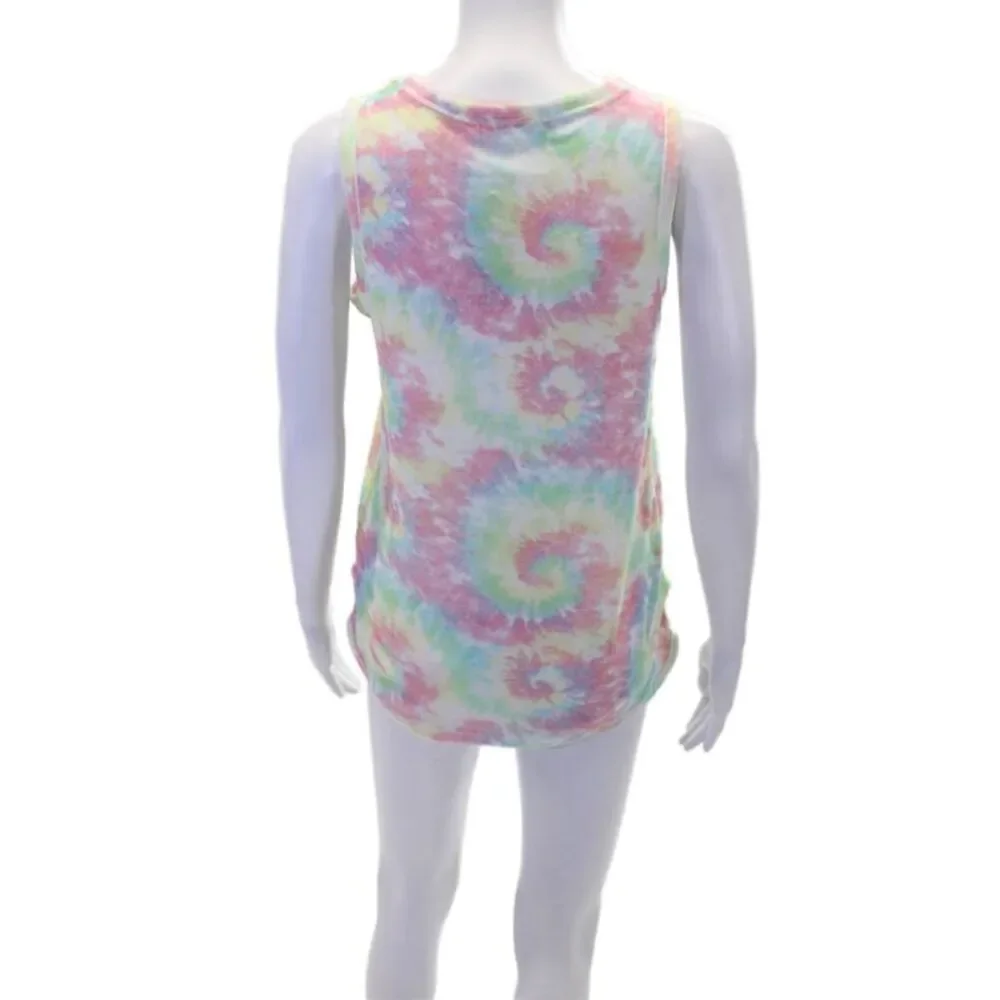 Emerson Road Womens Tie Dye Sleepwear Tank Top + Shorts Set Multicolor Size XS